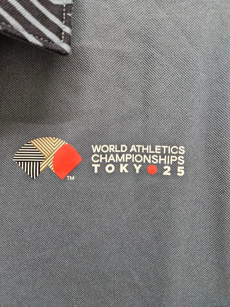 世界陸上2025 Asics ポロシャツ　役員　XL