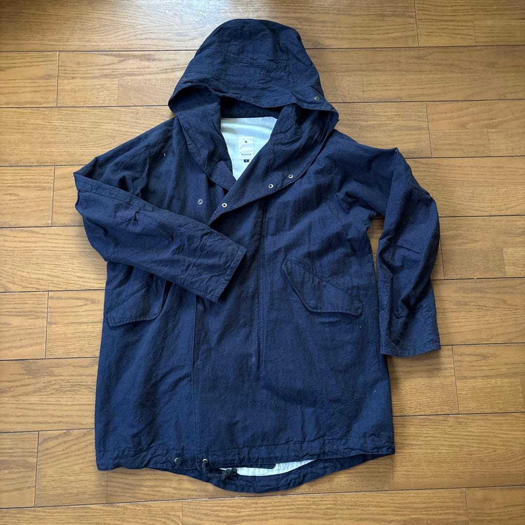 KASUGA ネイビー モッズコート M