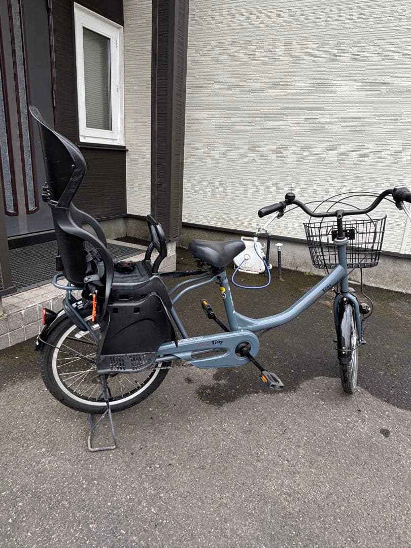 札幌市⭕️手渡しのみ⭕️美品⭕️シティサイクル チャイルドシート付き 20インチ切り替