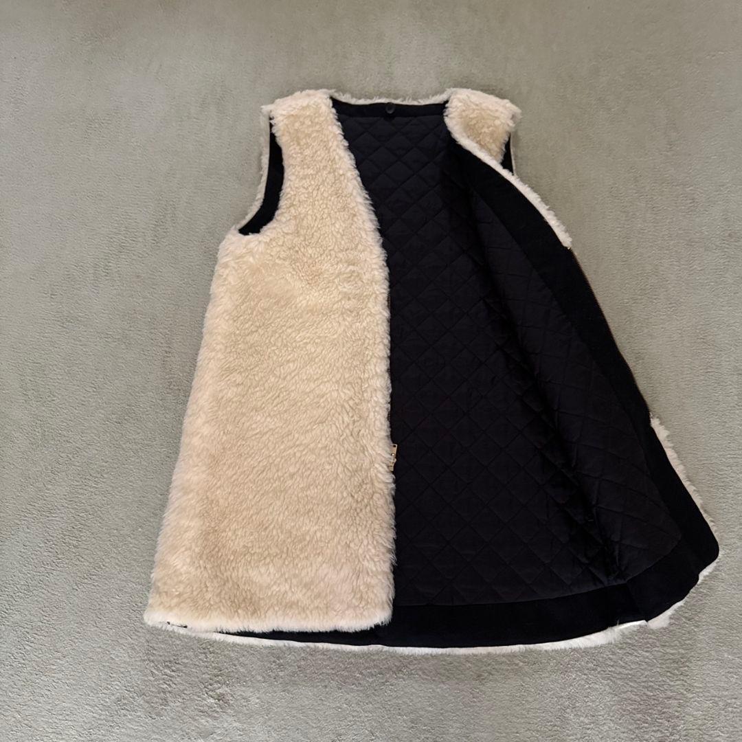 ザリラクス ショートモッズコート ファーライナー 黒 40