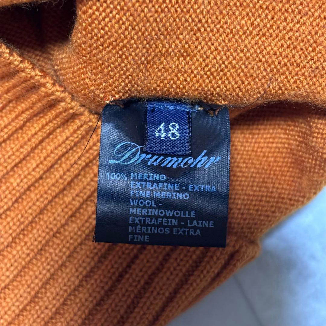 【極美品】ドルモア 8ゲージタートルネックニット ビームス取扱 48 イタリア製