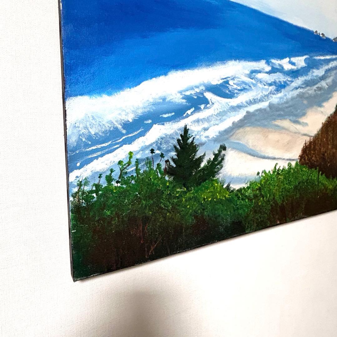 海の風景 アクリル画