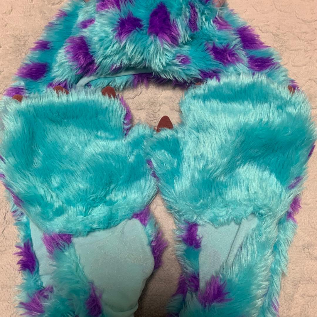 ディズニー モンスターズインク サリー マフラー ファンキャップ 当日〜翌日発送