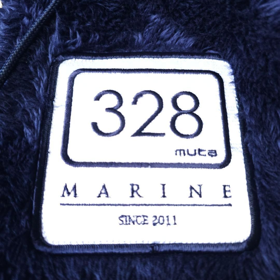 【ムータマリン】人気ラバーロゴ×ボア生地 長袖ゴルフブルゾンパーカーM