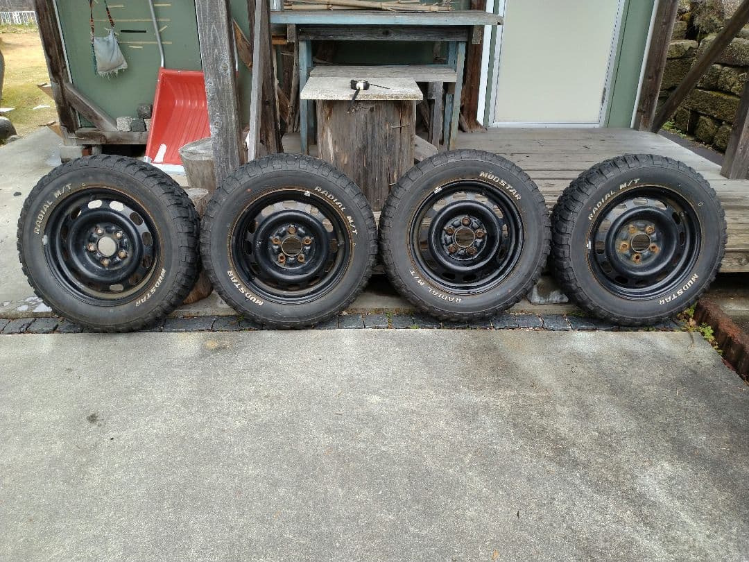 Mudstar 15インチ マッドM/Tタイヤ 4本セット