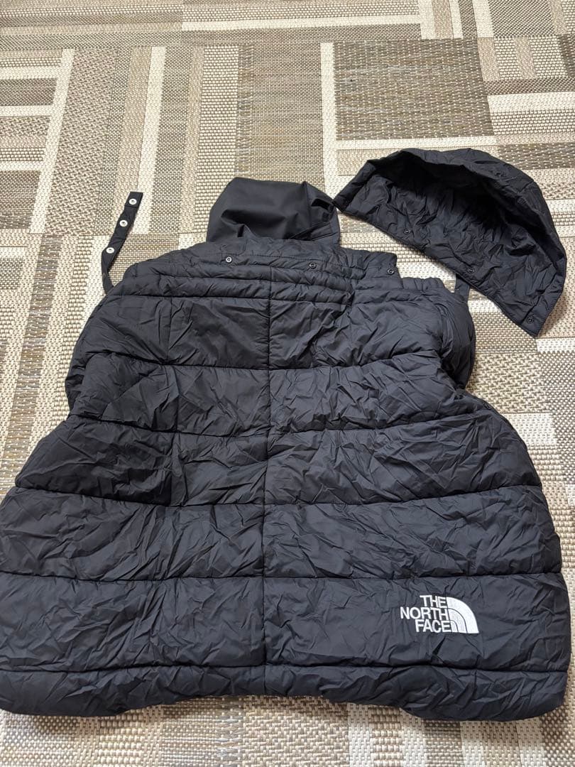 THENORTHFACEベビーブランケットダウン 抱っこ紐.ベビーカー【黒】