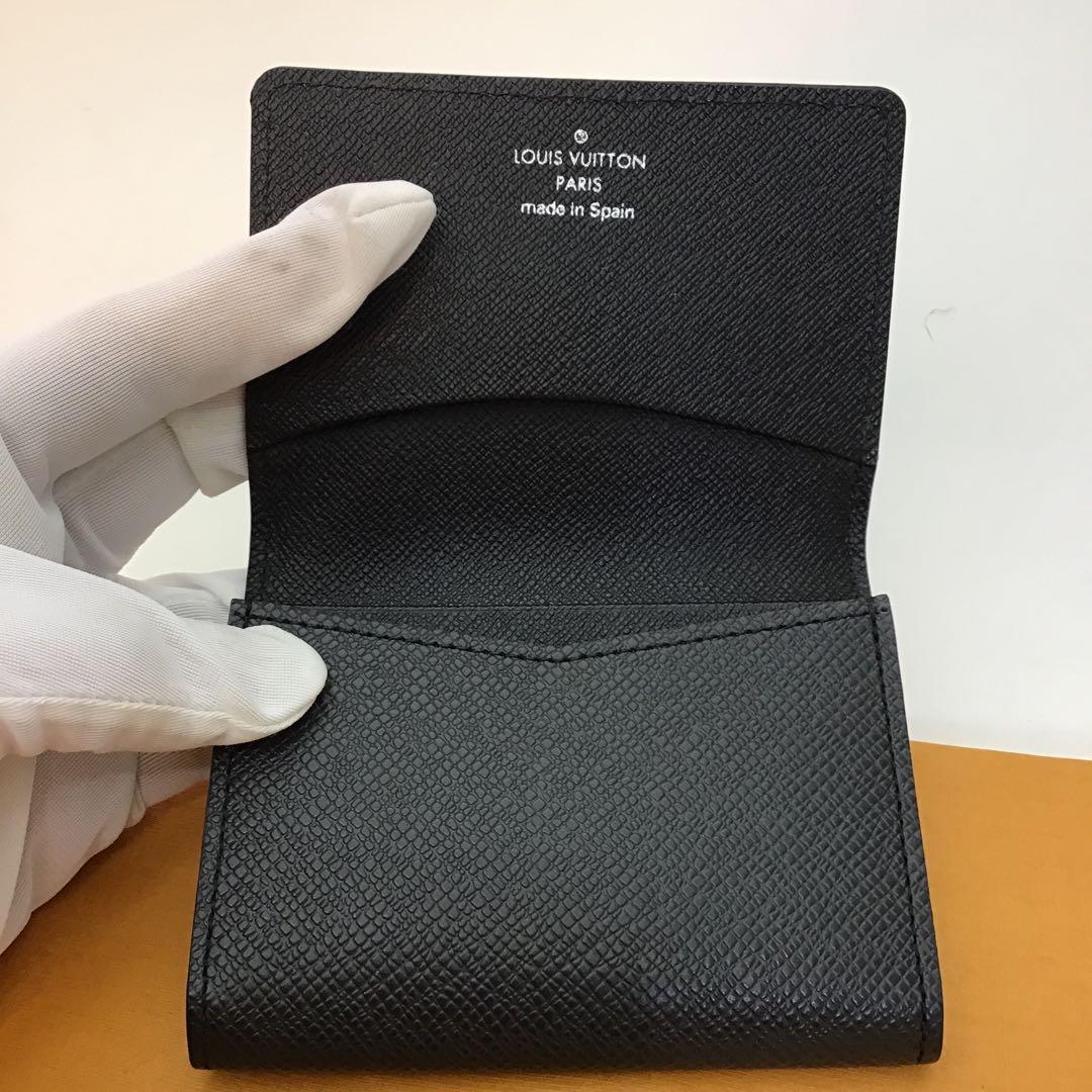 ❣️美品❣️ LOUIS VUITTON タイガ　ブラック名刺入れ　M30922