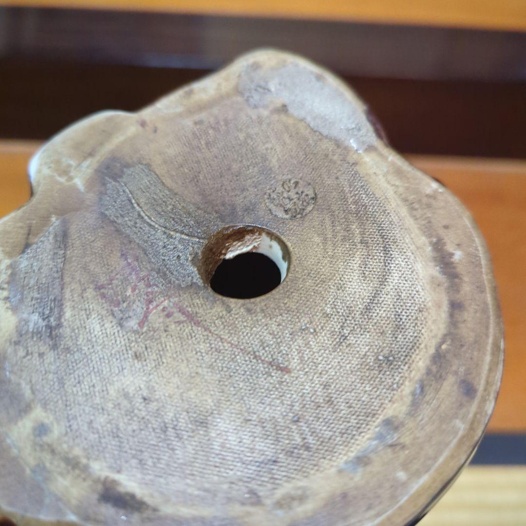 骨董品　古道具　古美術　陶器置物　九谷焼　糠川清章　寿老人　仙人