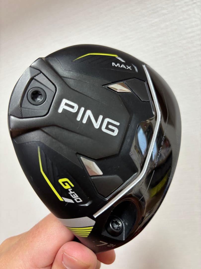 【希少品】PING G430 MAX 7W 21° ツアークローム75R