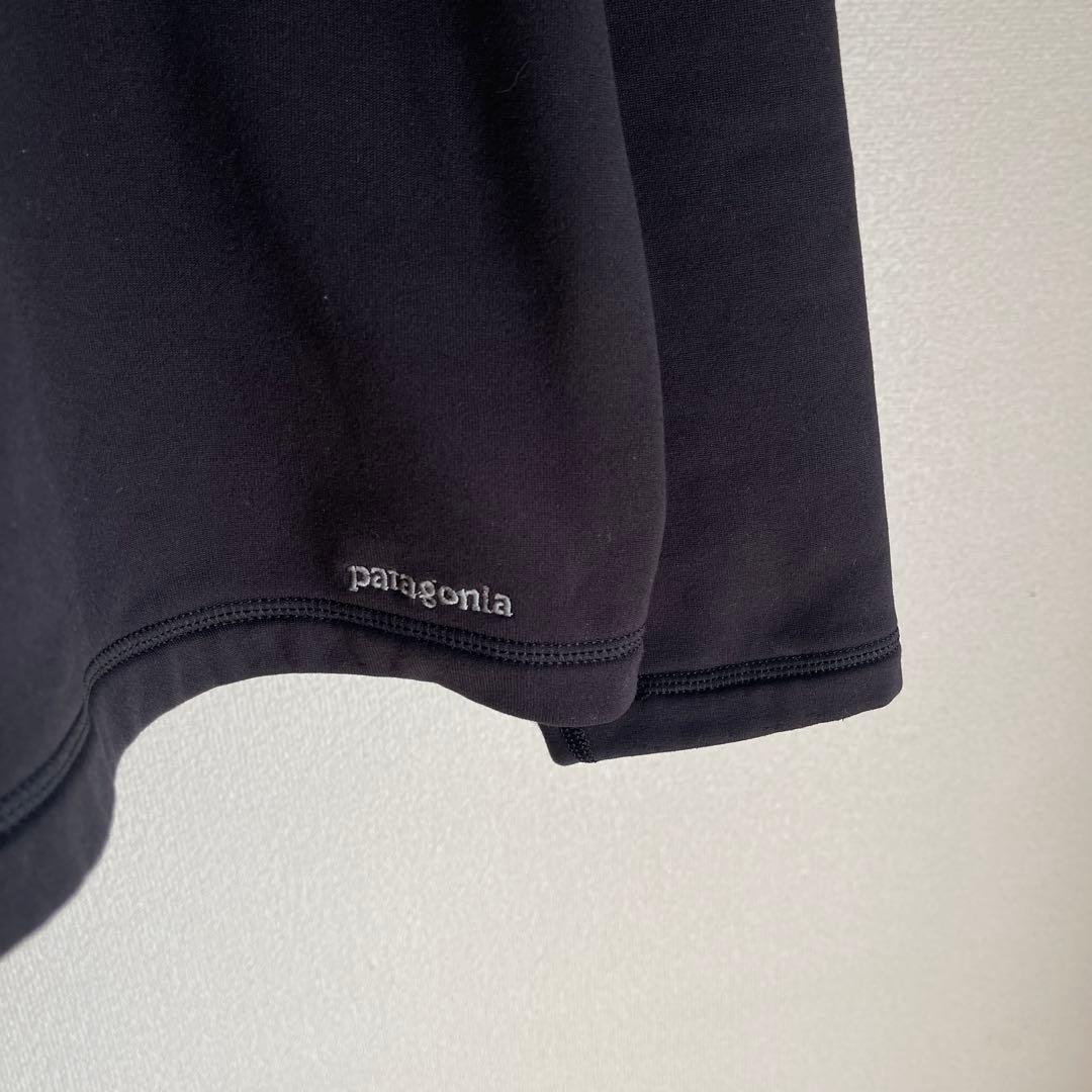 希少　パタゴニア　USA製　キャプリーン　スウェット　ブラック　L