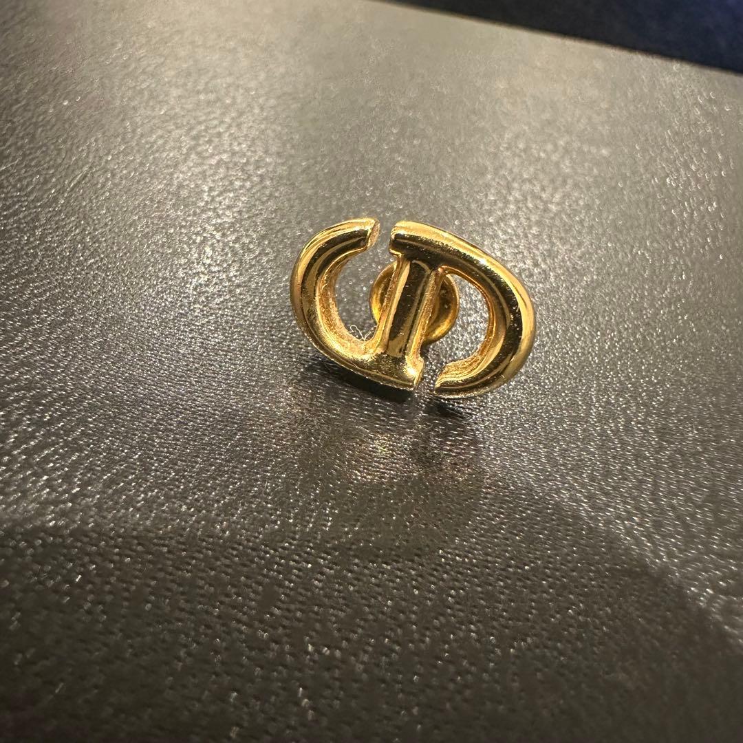 【値下げ中（24時間限定⏰）】ディオールCD Navy スタッドピアス片耳