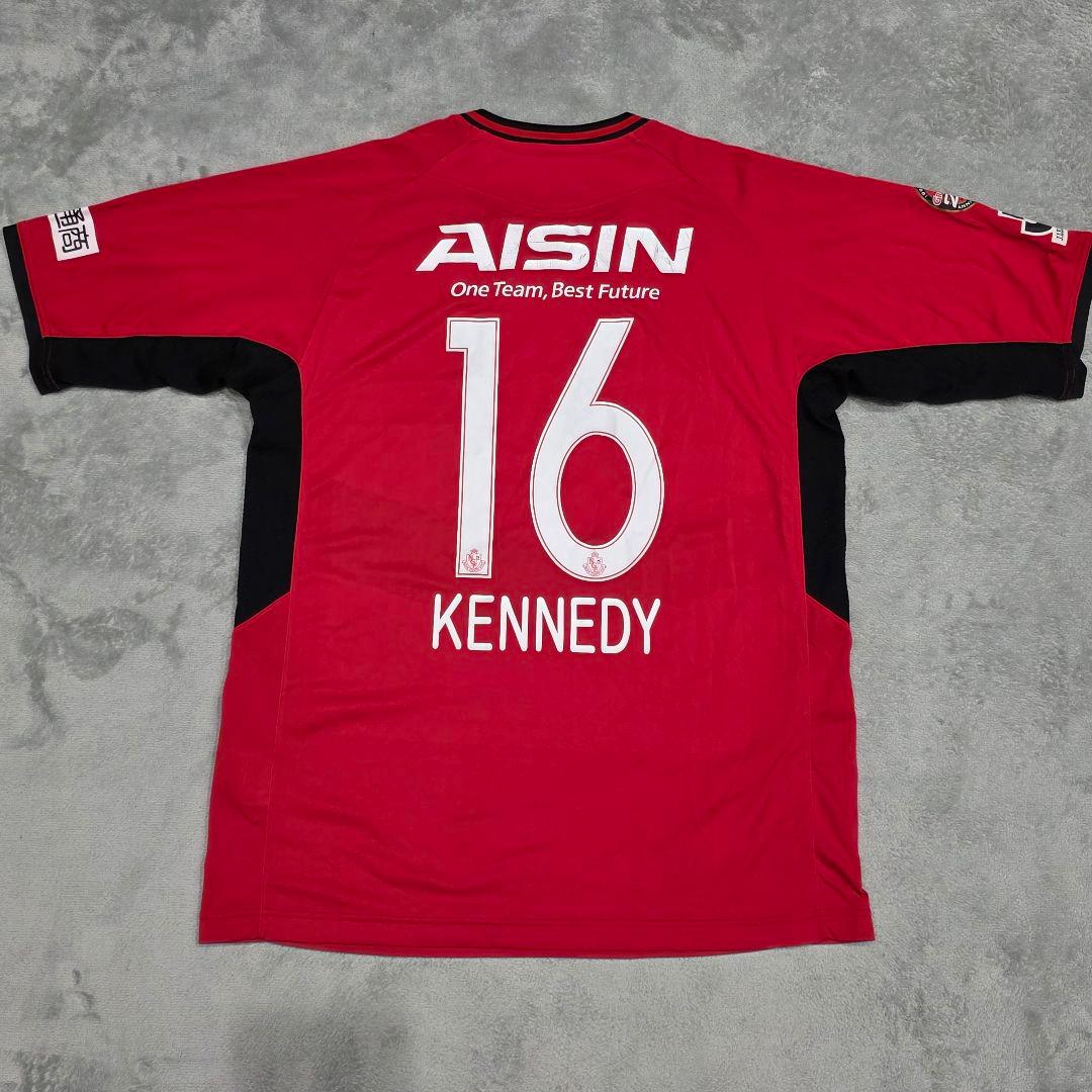 名古屋グランパス　11-12　ケネディ　ユニフォーム　XO　レッド　ルコック　鯱