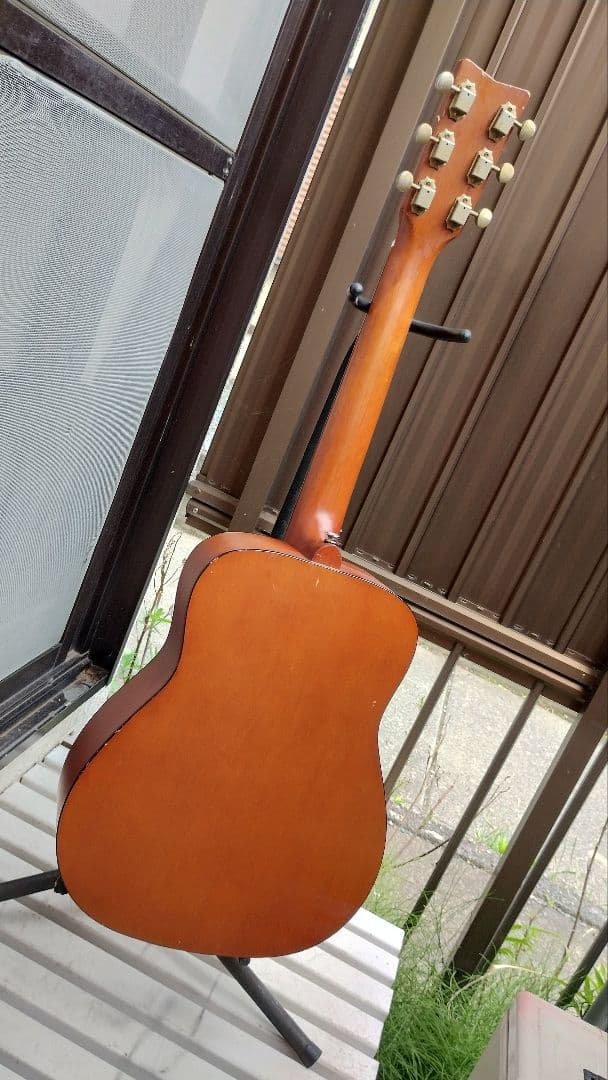 YAMAHA FG-junior 赤ラベル コンタクトピックアップ付エレアコ