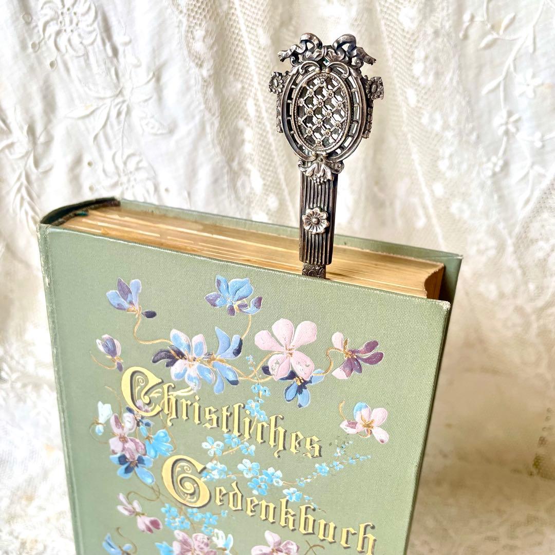 ネココネコ　　レターオープナー&ブックマーク　栞　フランスアンティーク