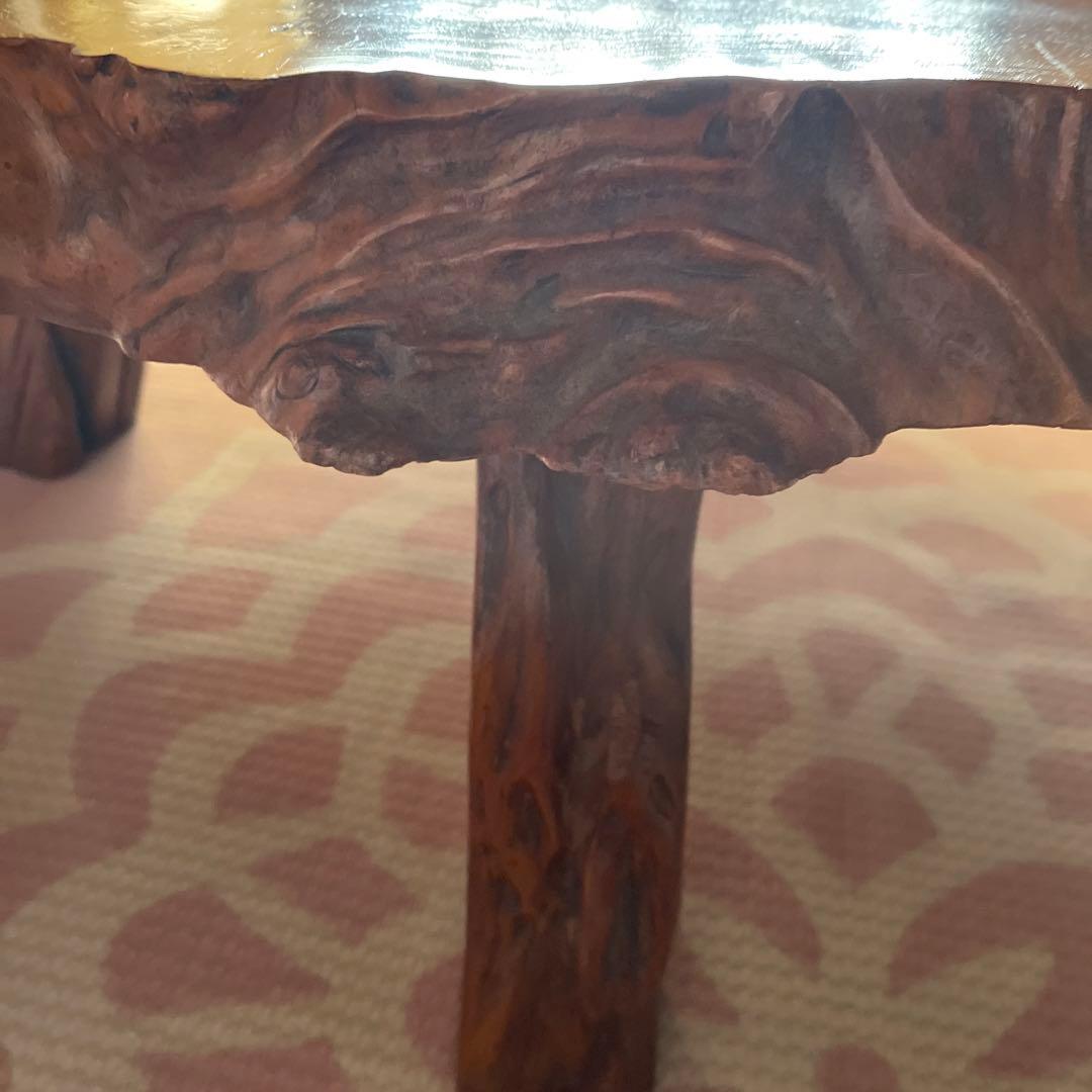 天然木製座卓 昭和レト写真追加しました