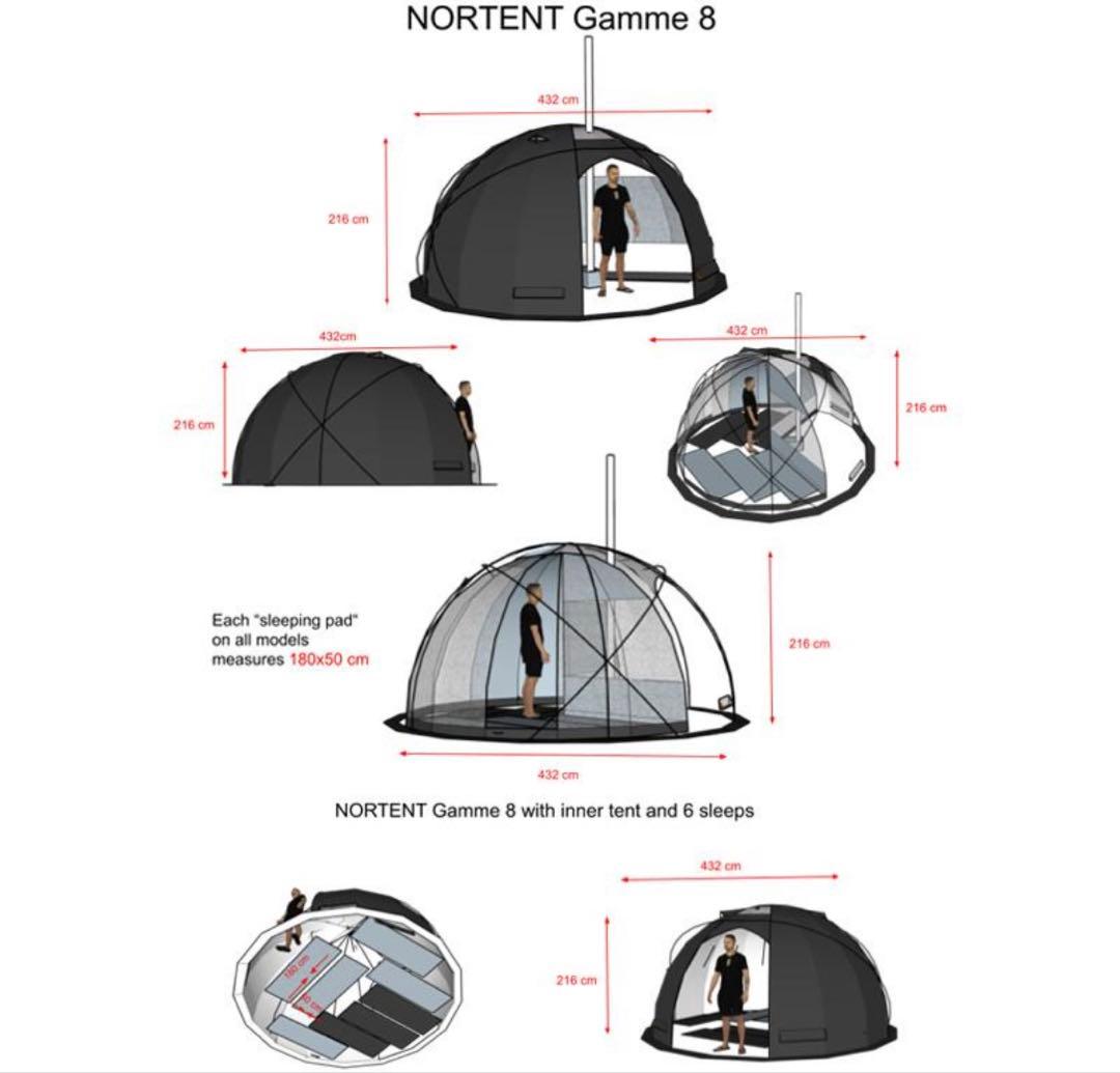 【新品】NORTENT Gamme8 Arctic ノルテント ギャム8