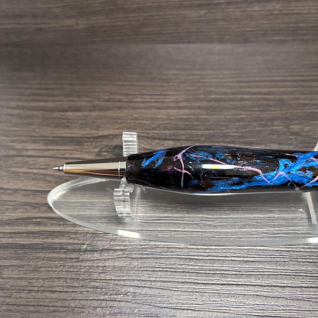 【青紫一閃雷鳴】 ボールペン0.5 （flagship model）