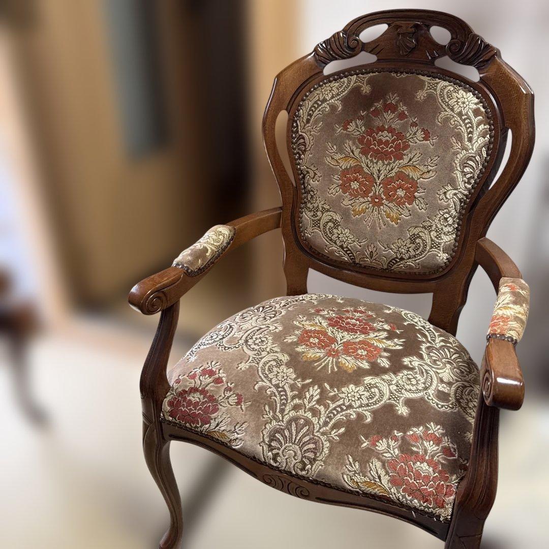 アンティーク　アームチェア 2脚セット