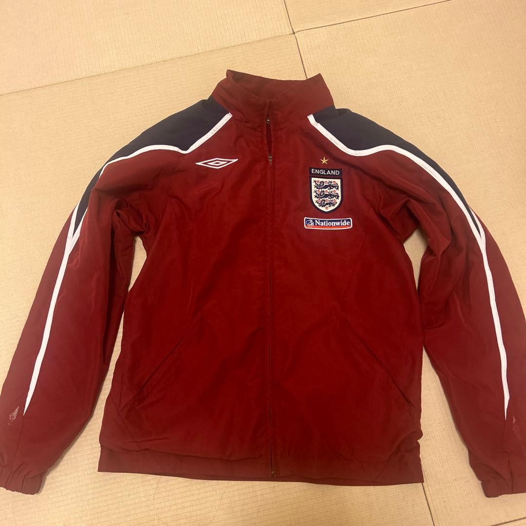 Umbro イングランド ナイロンジャケット　サッカー　赤　紺　old