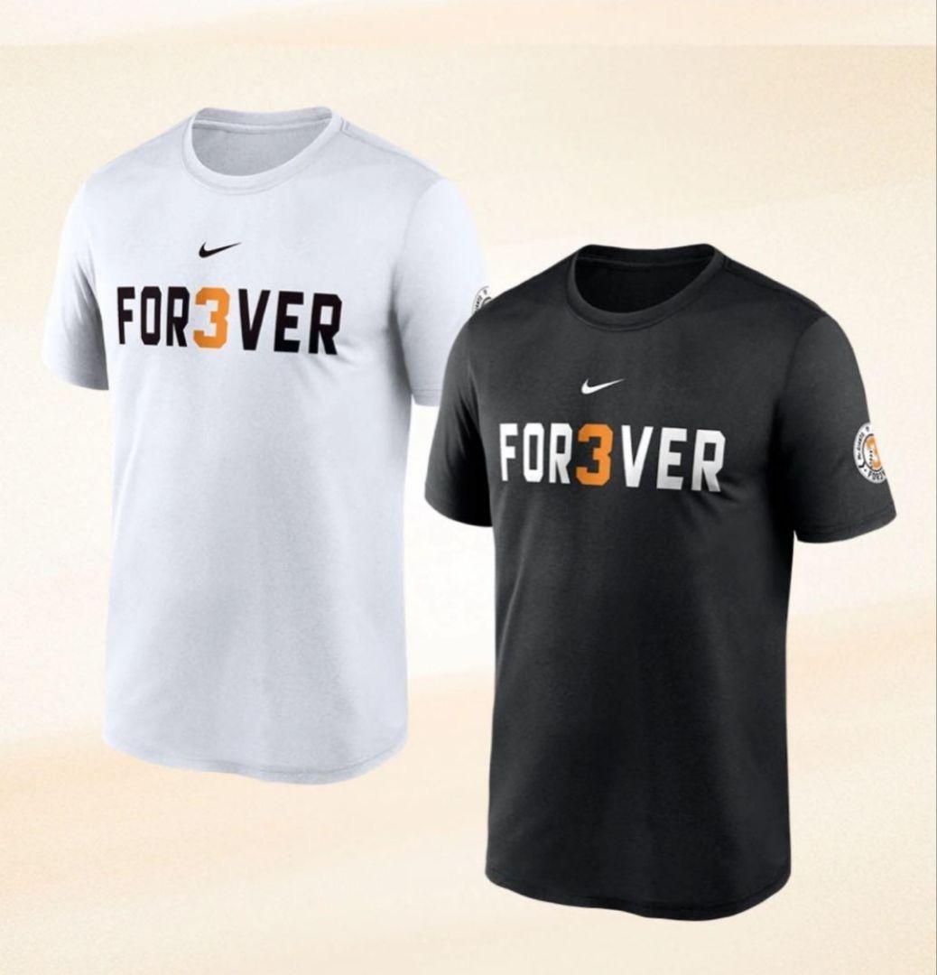 ★新品未使用★読売ジャイアツ#3 長嶋茂雄 Tシャツ［FOR3VER］Mサイズ黒