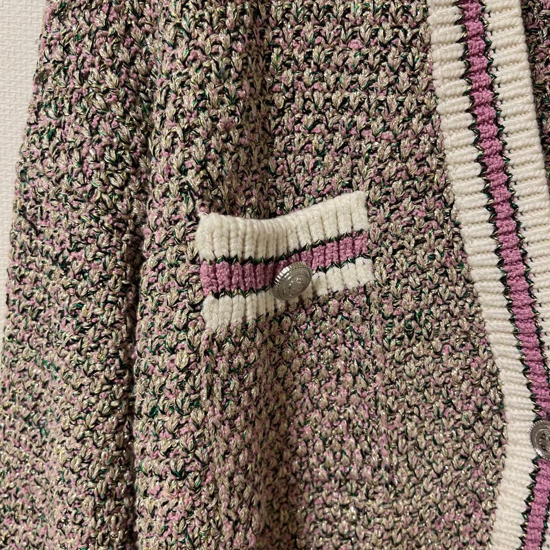 【最終値下げ】 maje マージェ　インポート　ツイードカーディガン　パリ