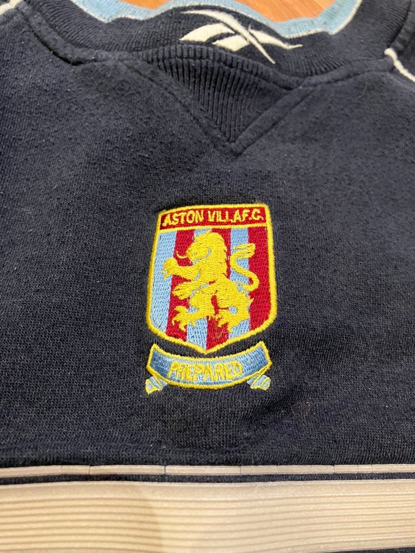 アストンビラxReebok LDV VANS スウェット 古着 プレミアリーグ