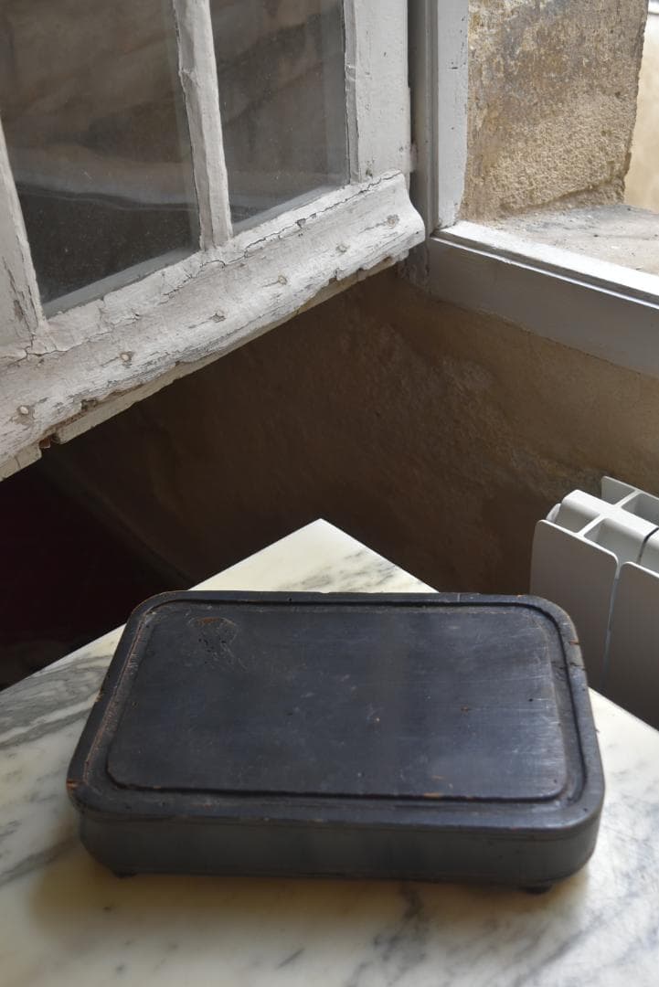 フランス19世紀　ガラスドーム台座　N3　アンティーク