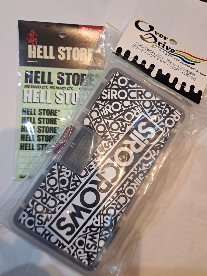 ミニ四駆 フローティングタイヤケース evilwire ステッカーセット