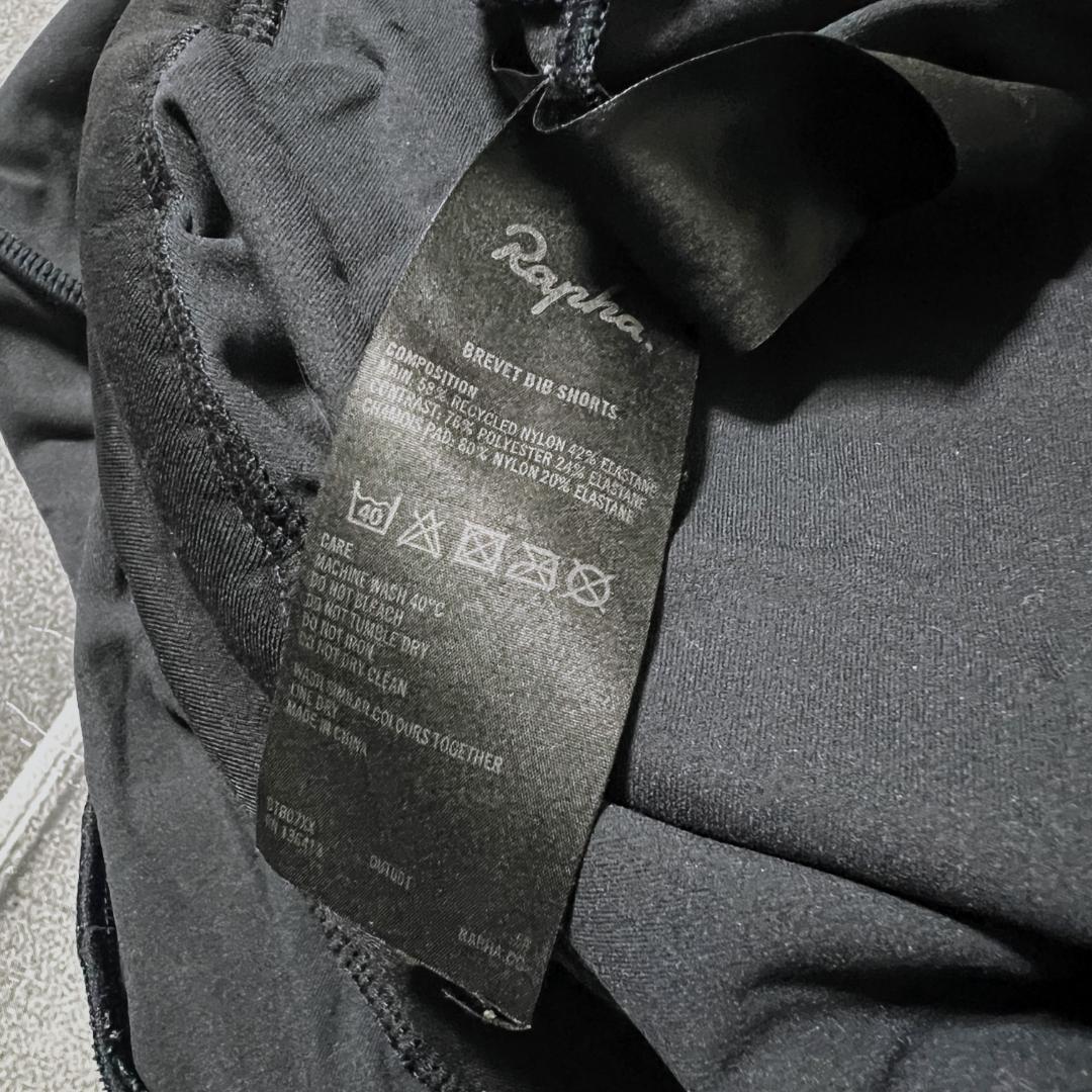 Rapha メンズ ブルベ ビブショーツ Mサイズ レッグポケット付き