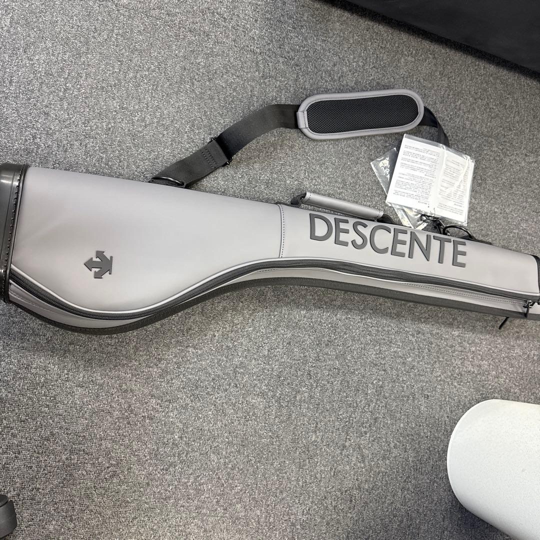 DESCENTE ゴルフバッグ グレー　新品未使用