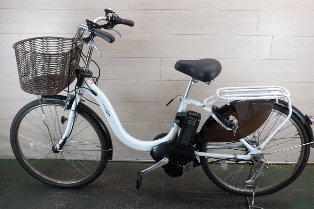 わぁいわぁい0909 )ヤマハwith 24インチ 3段変速 8.7Ah