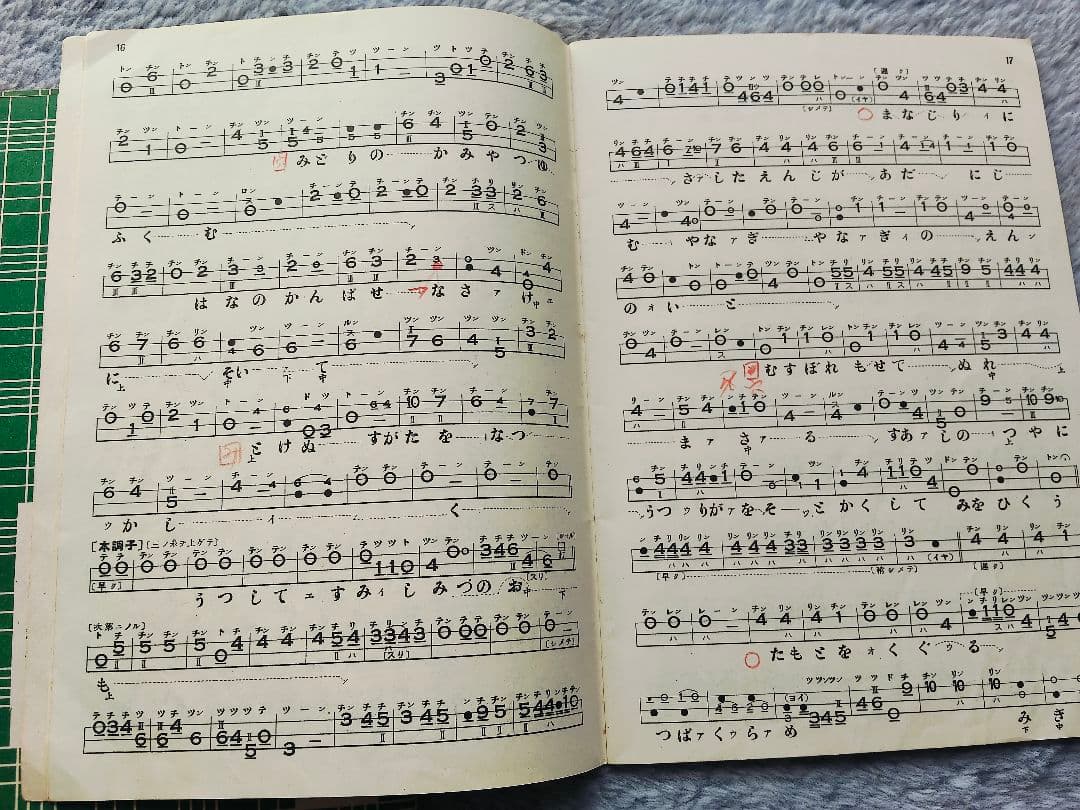 三味線文化譜　端唄俗曲集1・2　正調民謡集2　長唄名曲選集　4冊セット