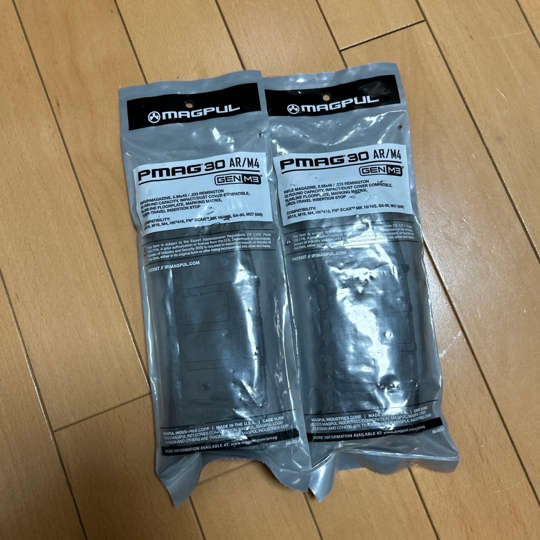 PMAG 実物 新品 黒 2個 30rd 窓なし