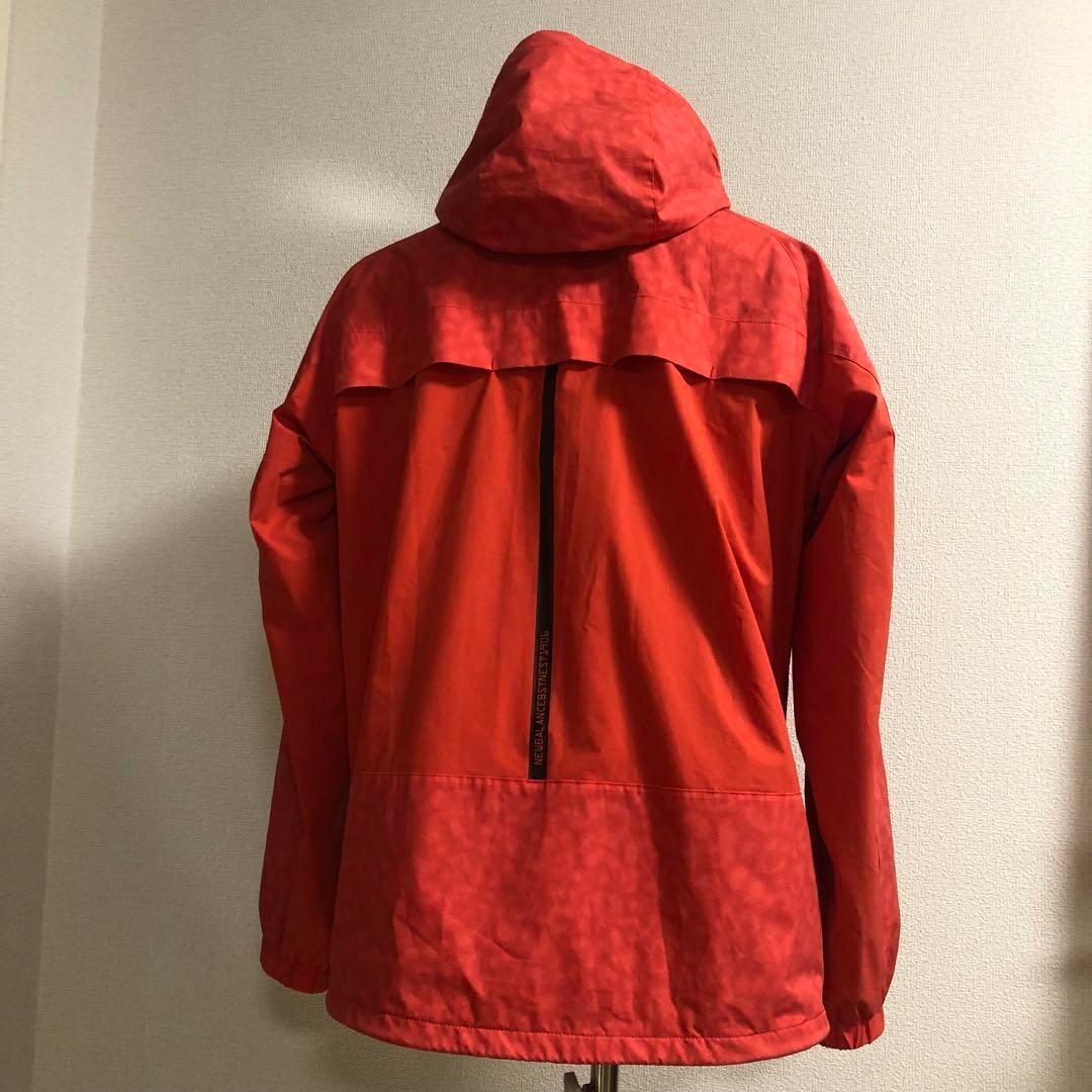 2019年モデル 撥水 ダブルジップ パーカー レッド レオパード柄 サイズ6