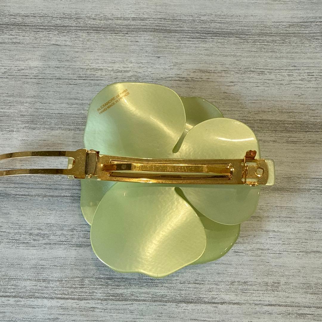 is omine　アレクサンドル　ドゥ　パリ　バレッタ　グリーン
