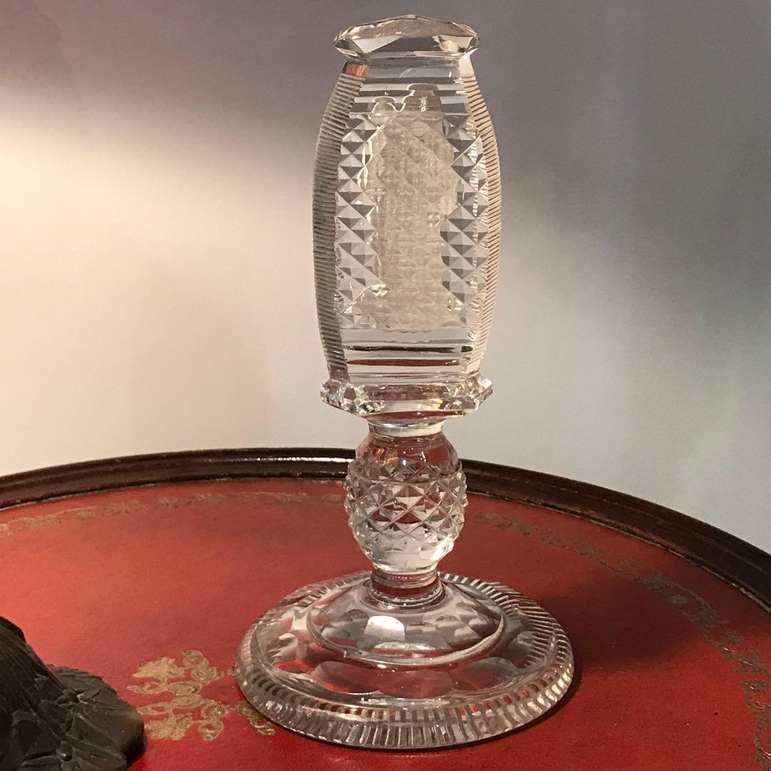 極希少とても古い聖母マリアとイエスの美しいオーナメント☆クリスタル＆セラミック☆