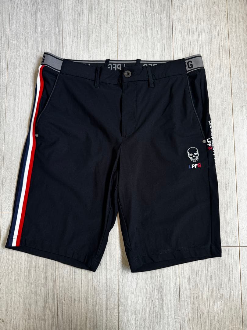 LUCIEN PELLAT-FINET トリコロールバンド バミューダ XL美品