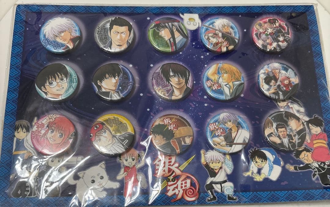 銀魂　缶バッジセット　原作　ジャンプショップ　ミニ缶バッジ