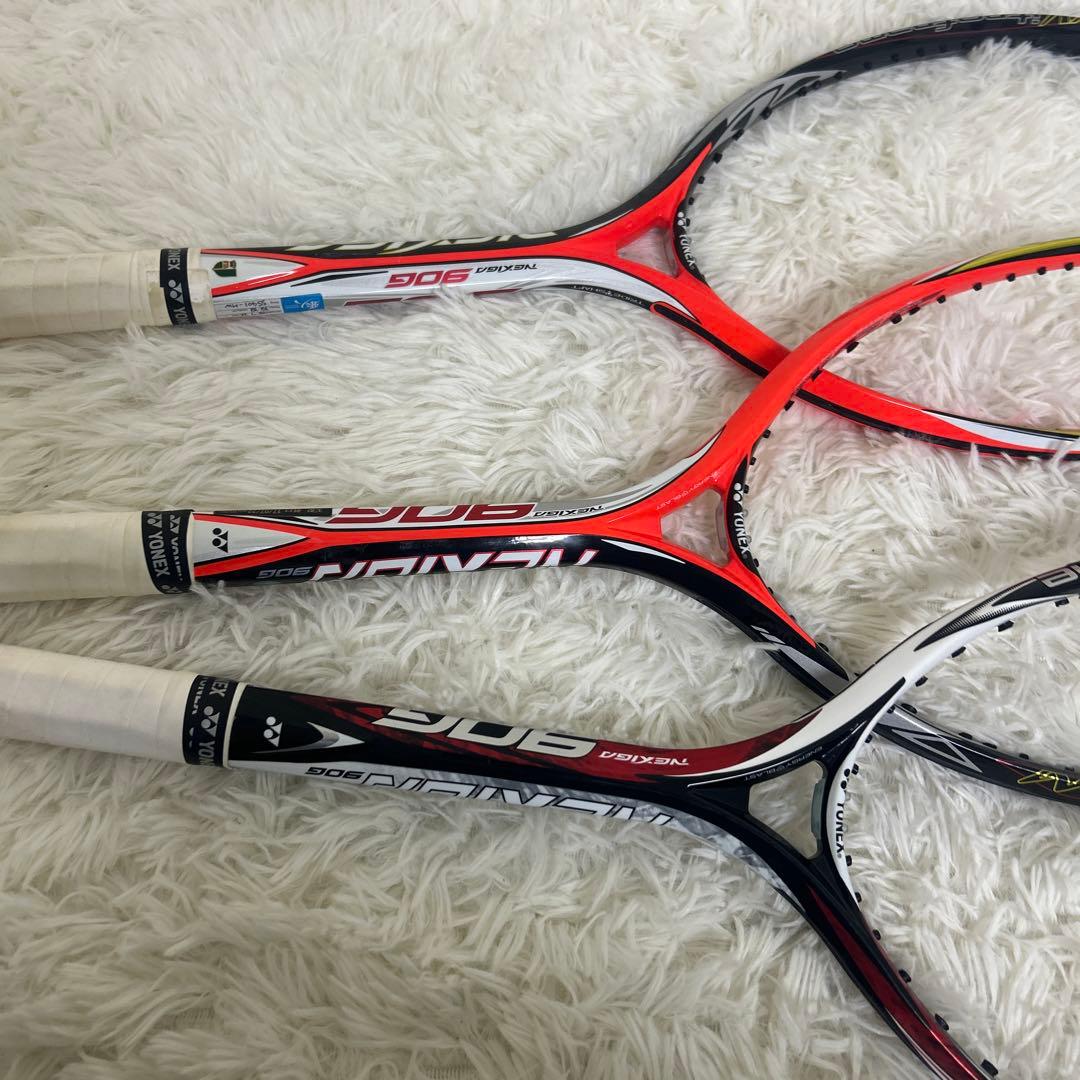 【美品】3本セット 廃盤品 ヨネックス ネクシーガ90G UL1