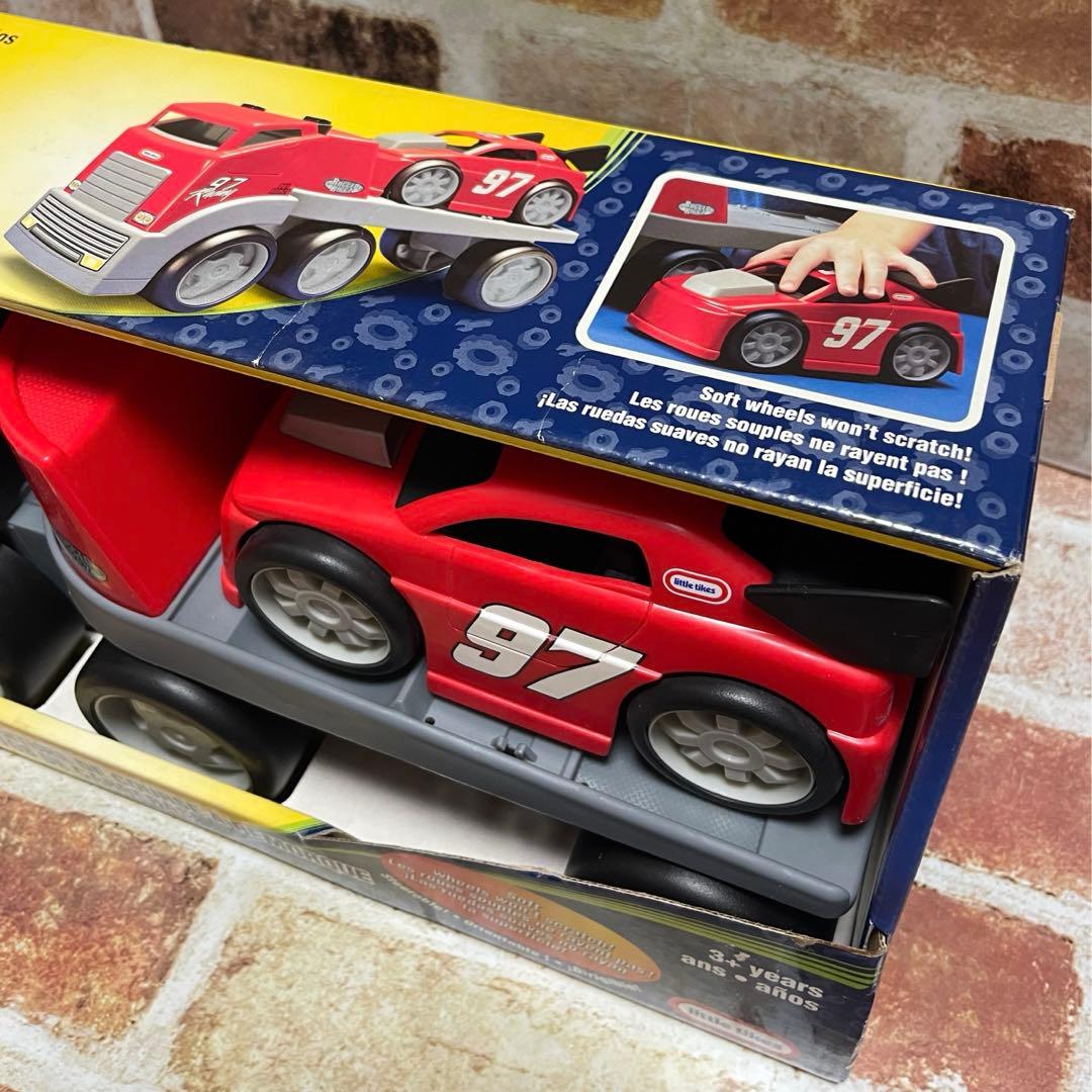 リトルタイクスRUGGED RIGGZ レースカー運搬車&ミニカーセット