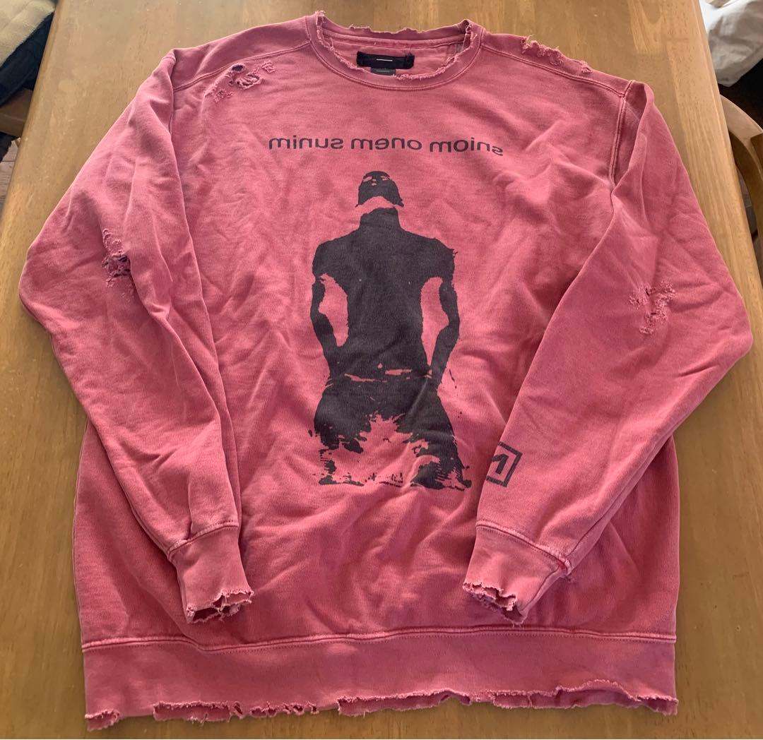 マイナス　minus スウェット　BOOTLEG SWEAT DAMAGED