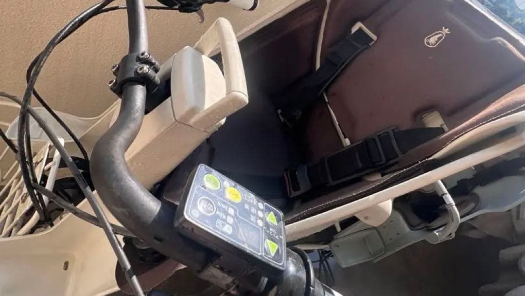 いちゃん⭐︎ビッケ⭐︎電動アシスト自転車 チャイルドシート付き ホワイト大阪