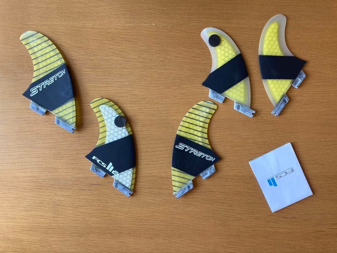 FCS II サーフボードフィン 5枚セット
