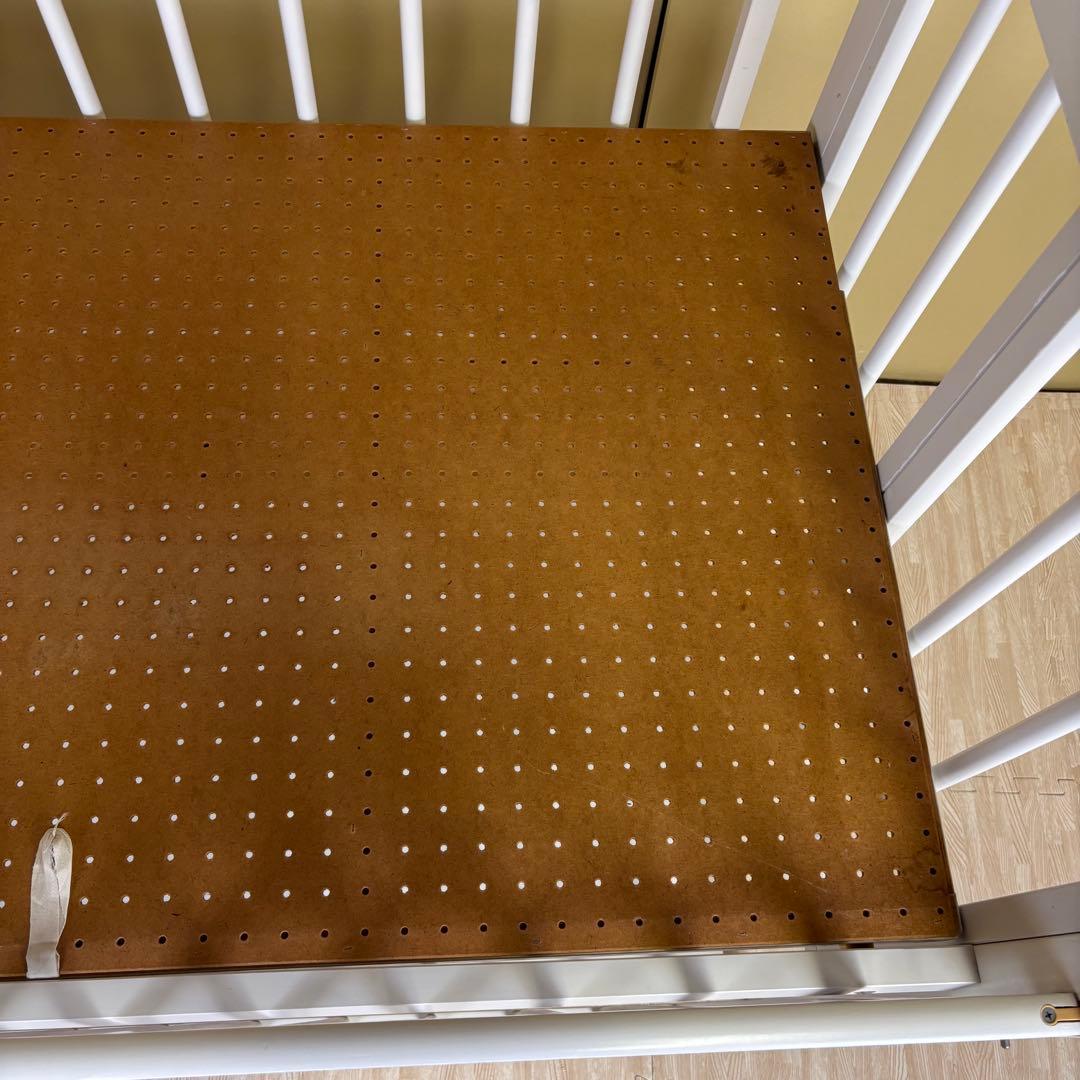 除菌清掃済☆綺麗☆　安心安全の日本製　スリーピー　ワンタッチハイベッド　ホワイト