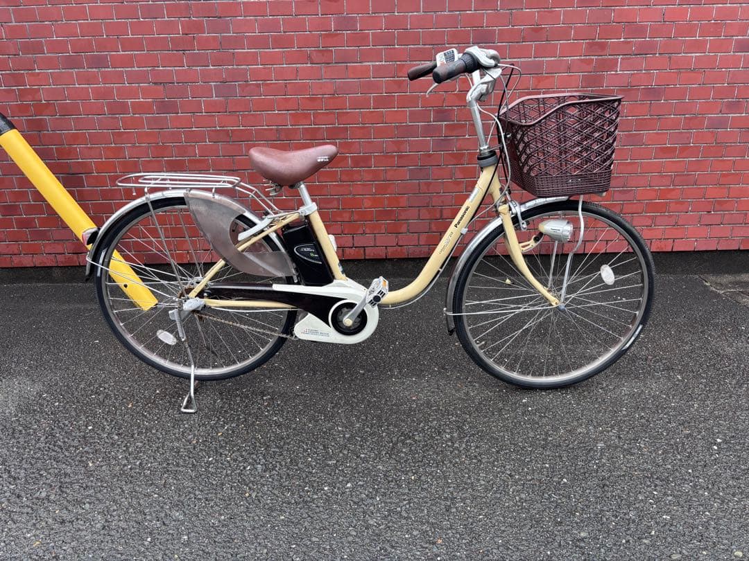 Panasonic 電動アシスト自転車 クリーム色