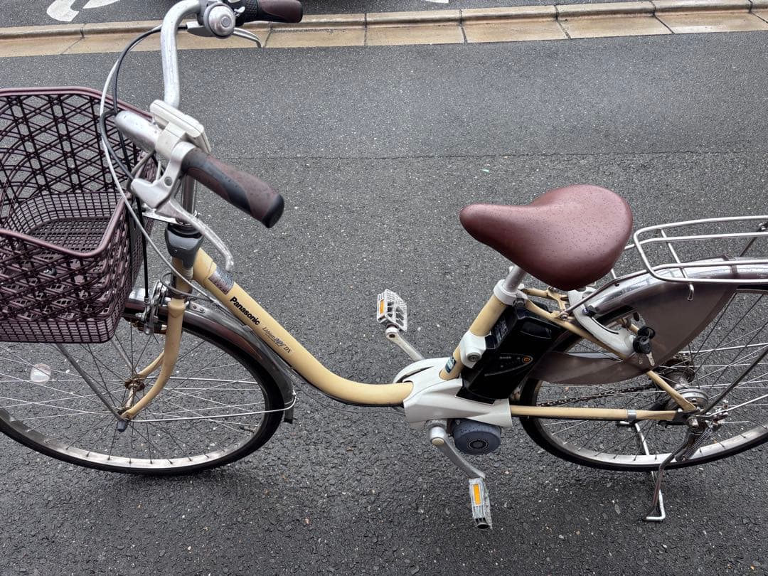 Panasonic 電動アシスト自転車 クリーム色