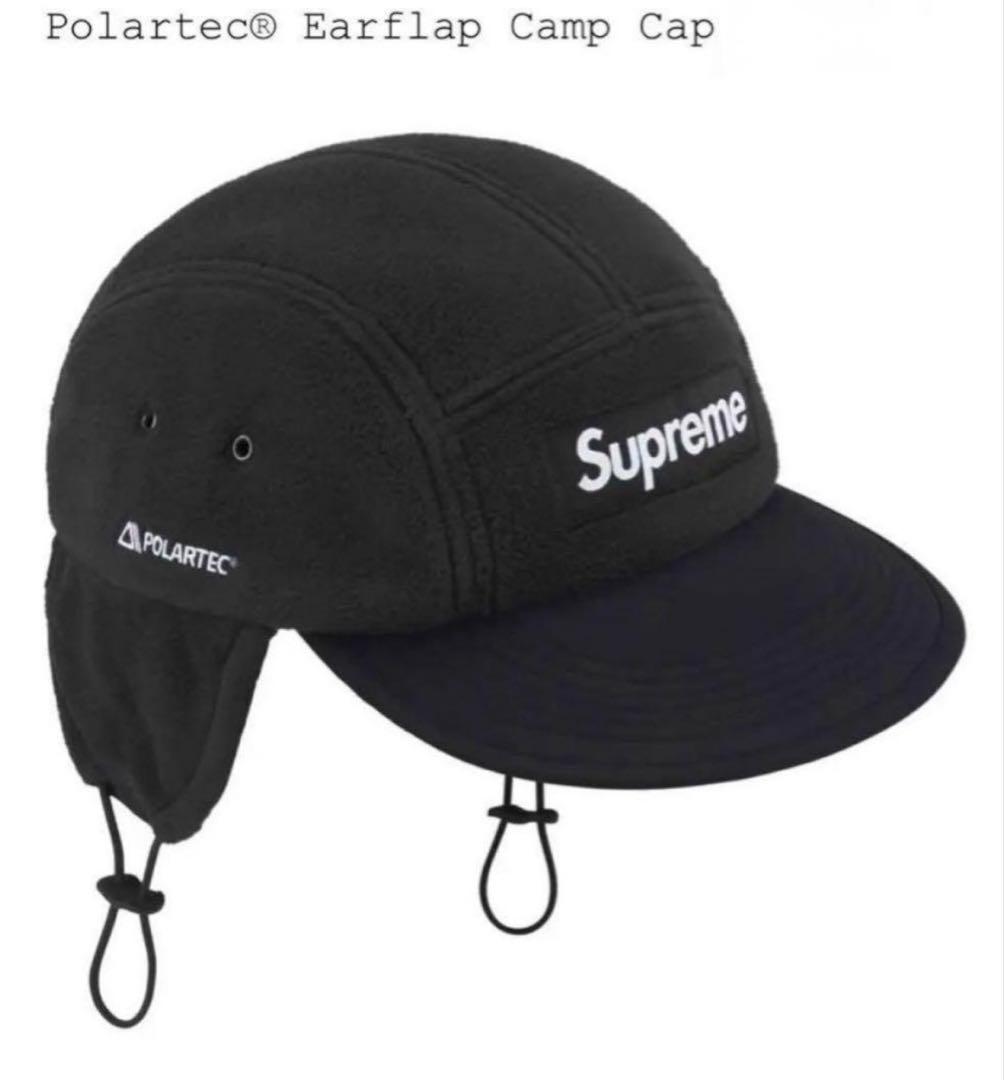 新品　Supreme Polartec Earflap Camp Cap