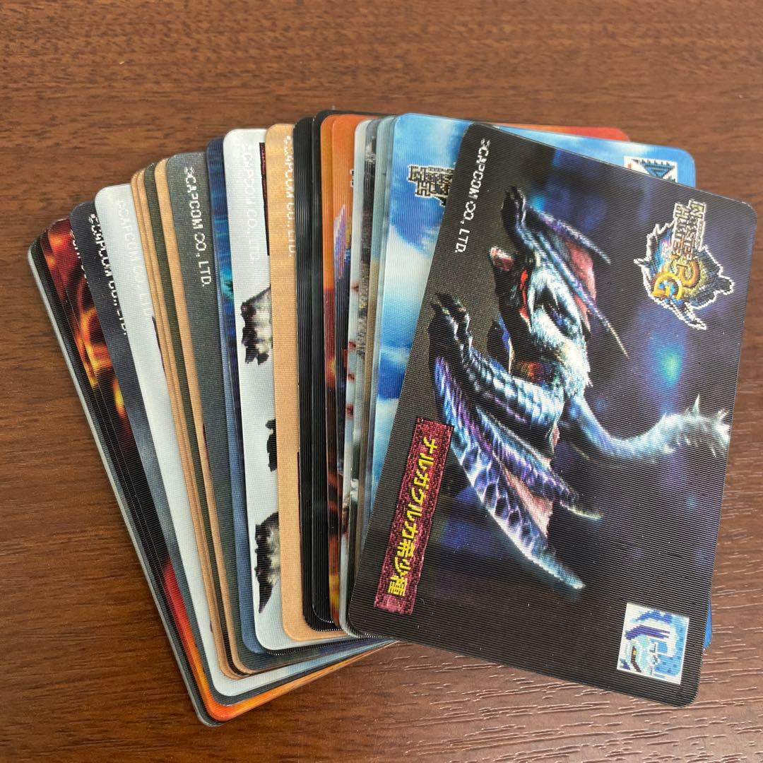 ❶モンスターハンター 3G 3Dカード レンチキュラーカード 26枚