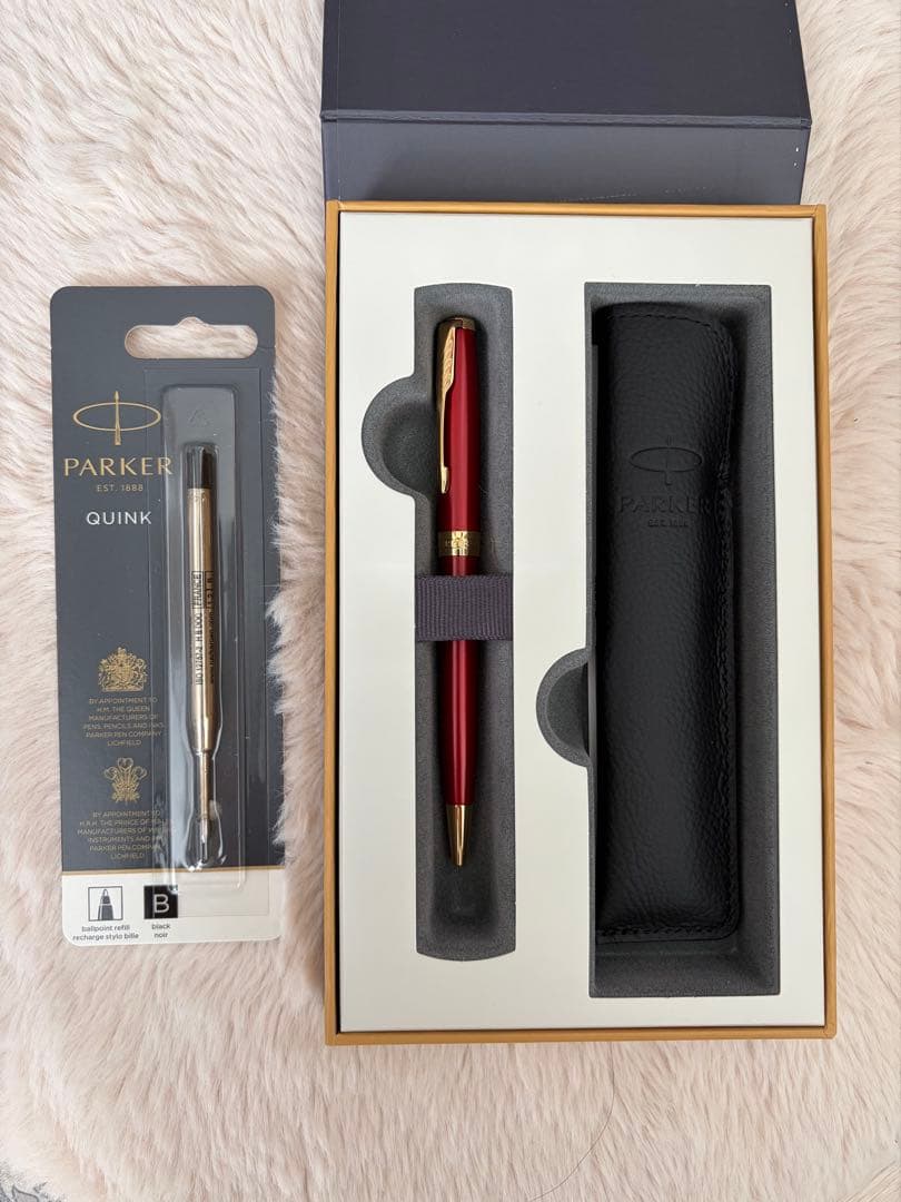 パーカー ソネット レッドGT ボールペン 証印付