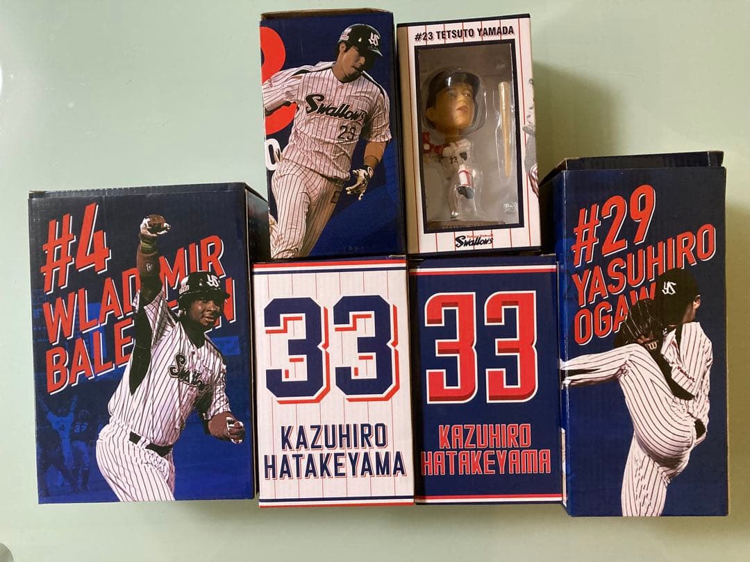 小川泰弘　フィギュア　山田哲人 ボブルヘッド ヤクルトスワローズ　畠山和洋